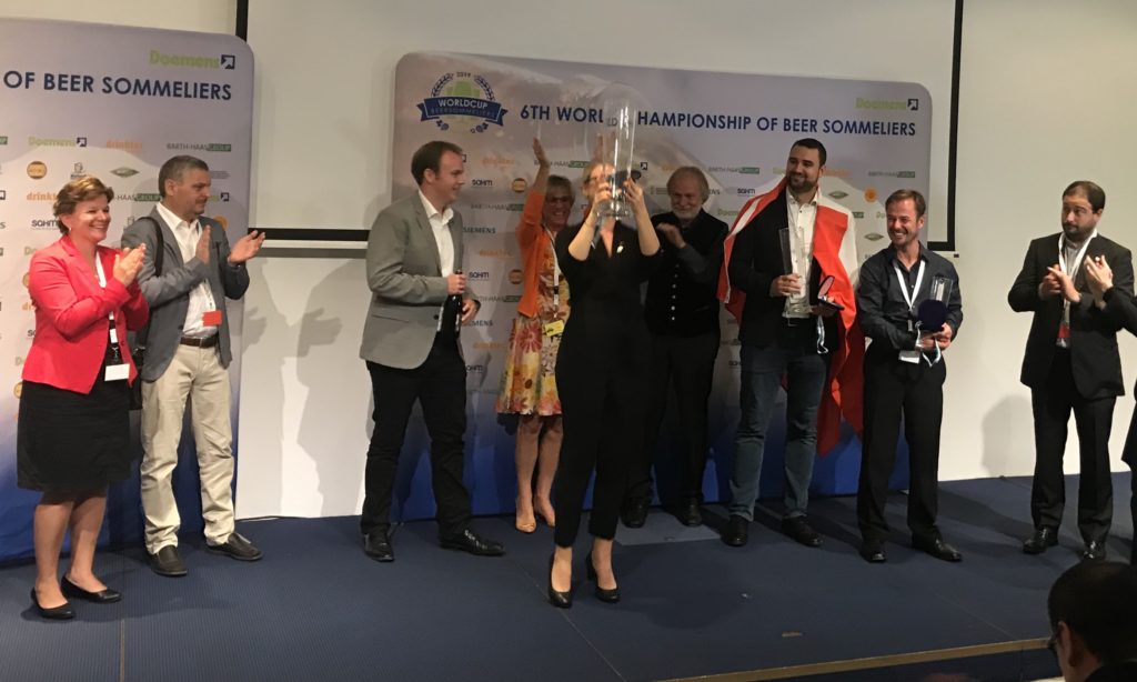 Elisa Raus is wereldkampioen biersommelier